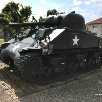 Tank op plein Montfaucon d'Argonne